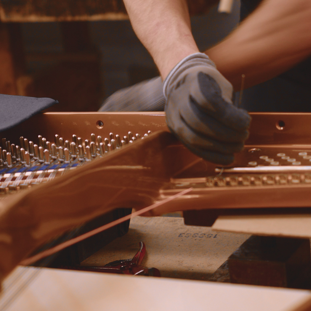 Blüthner piano manufacturing