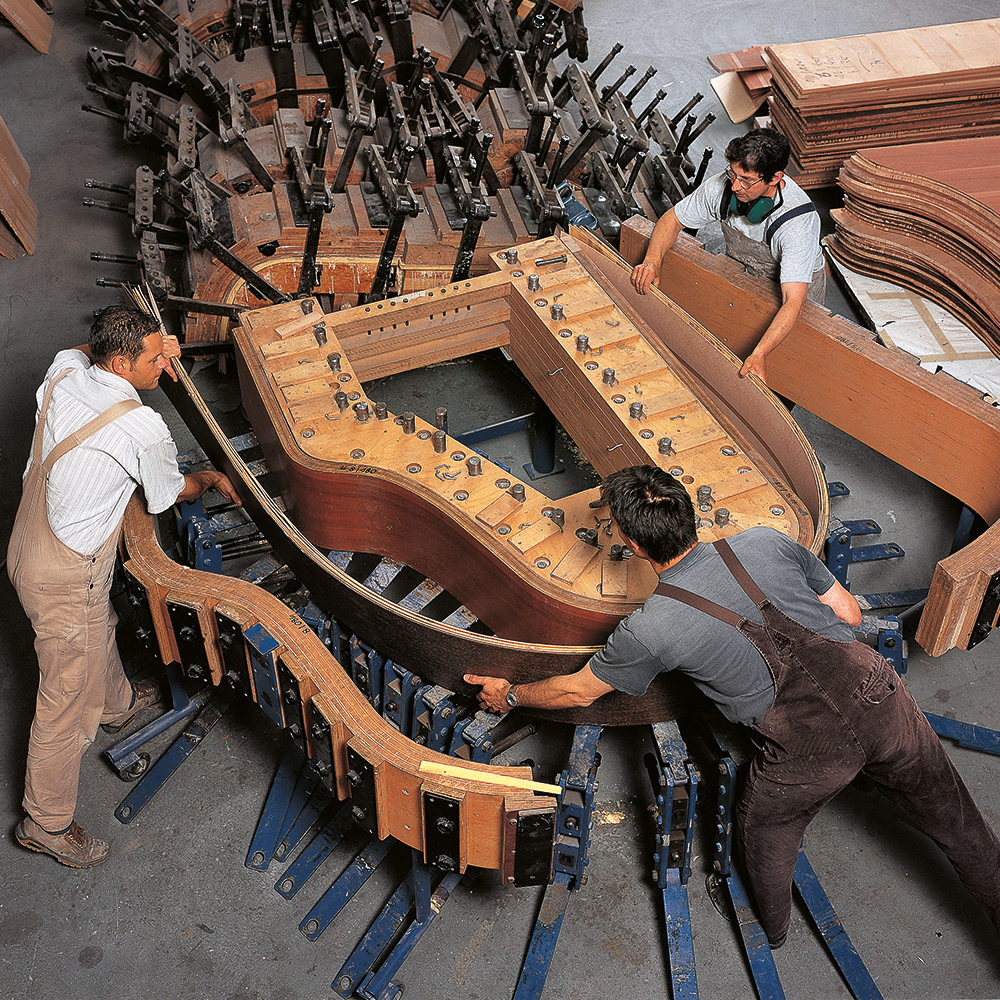 Blüthner piano manufacturing