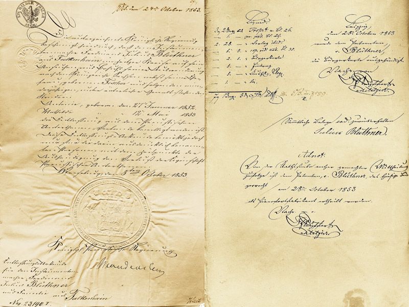 Blüthner founding documents