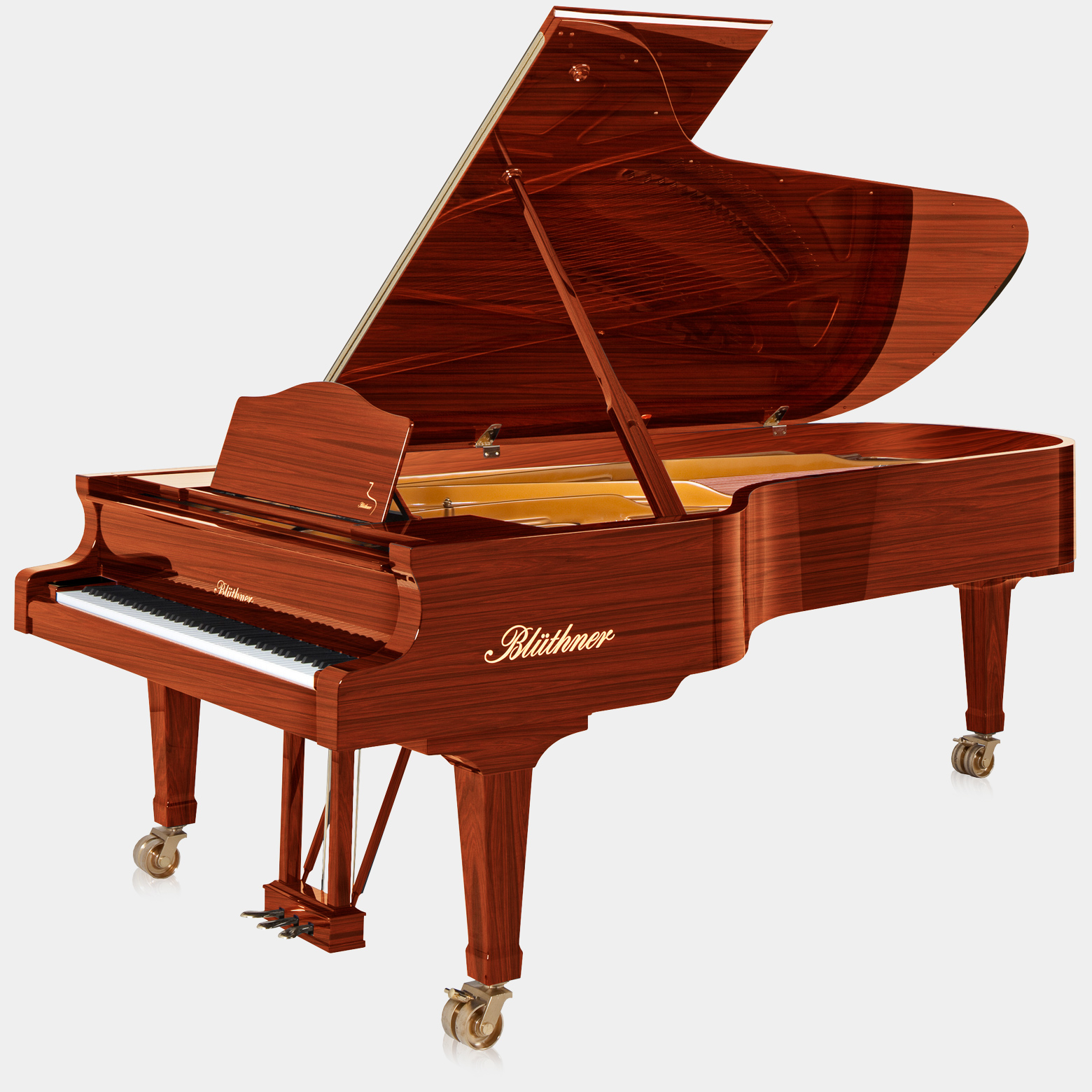 Blüthner Model 1 piano in Rosewood finish