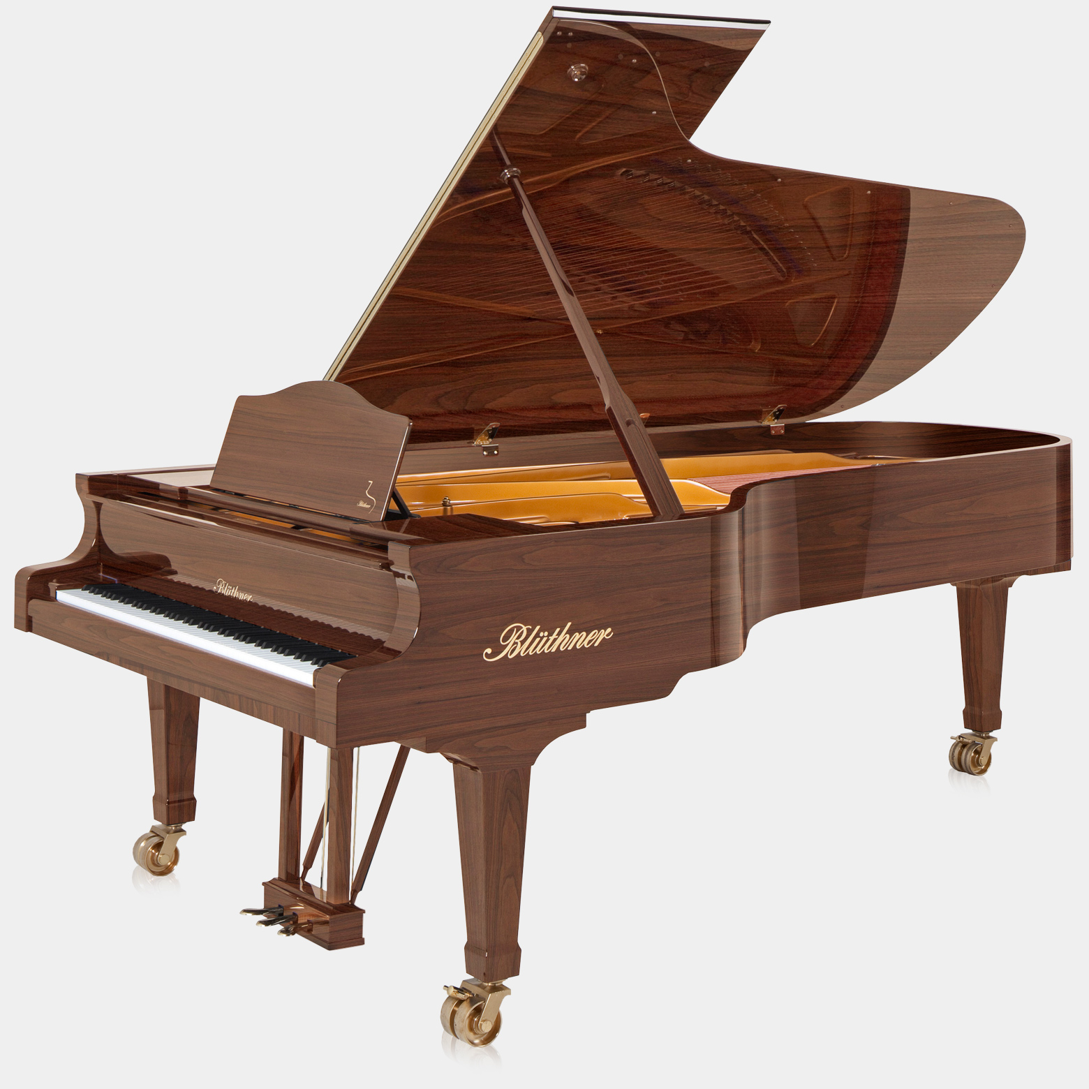 Blüthner Model 1 piano in Walnut finish