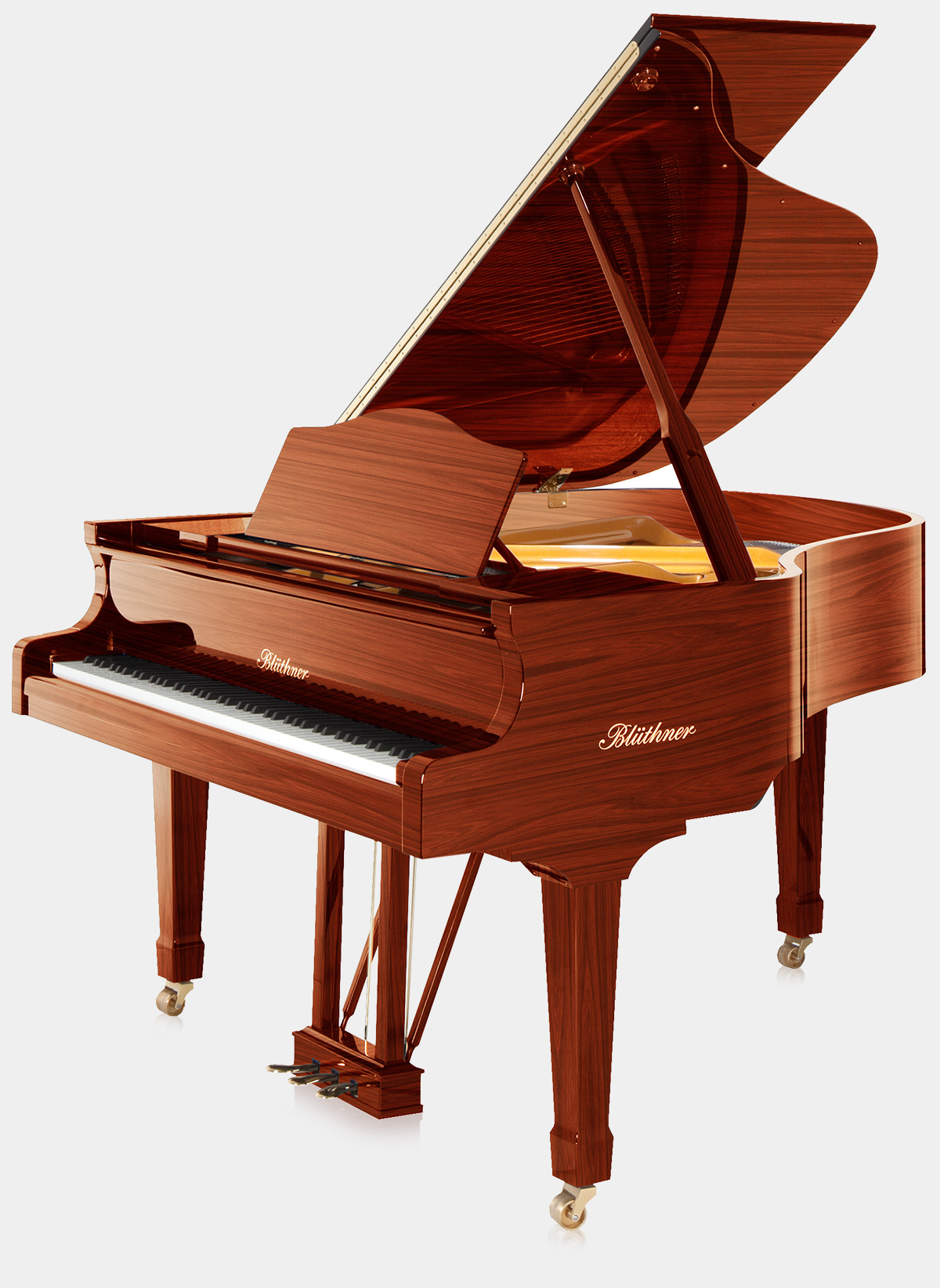 Blüthner Model 10 piano in Rosewood finish