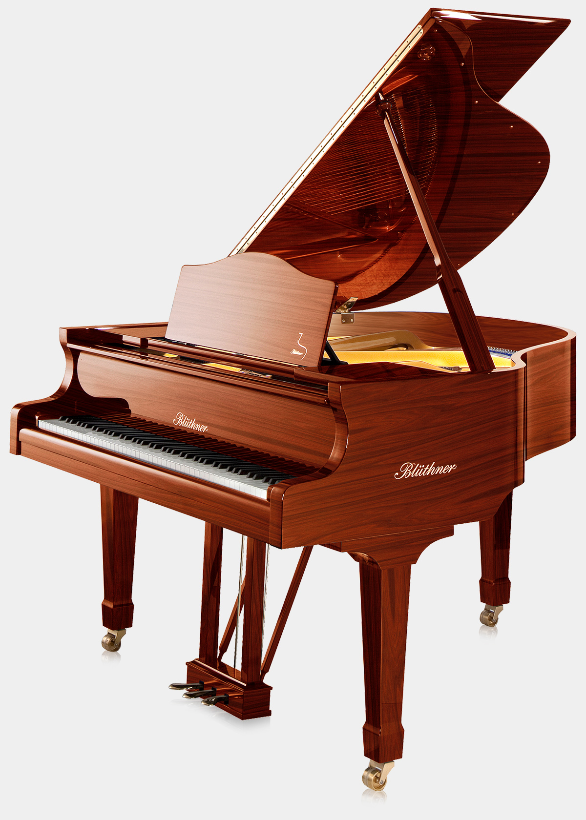 Blüthner Model 11 piano in Rosewood finish