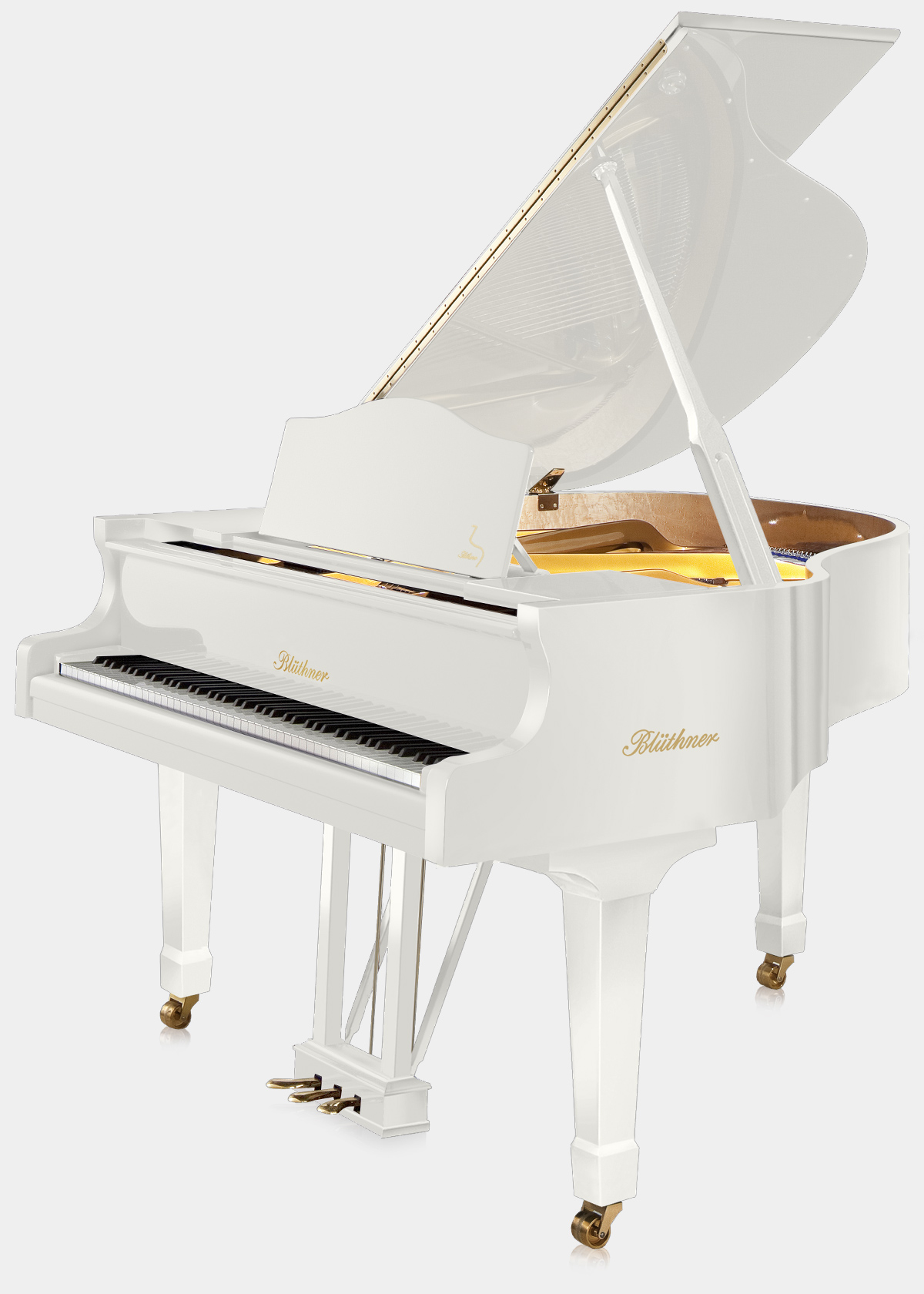 Blüthner Model 11 piano in White