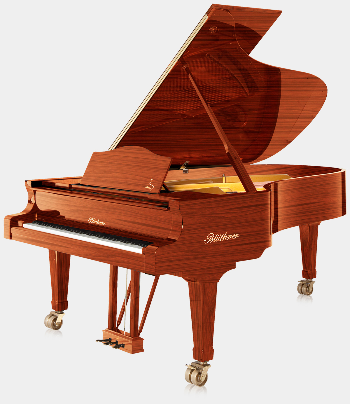 Blüthner Model 2 piano in Rosewood finish