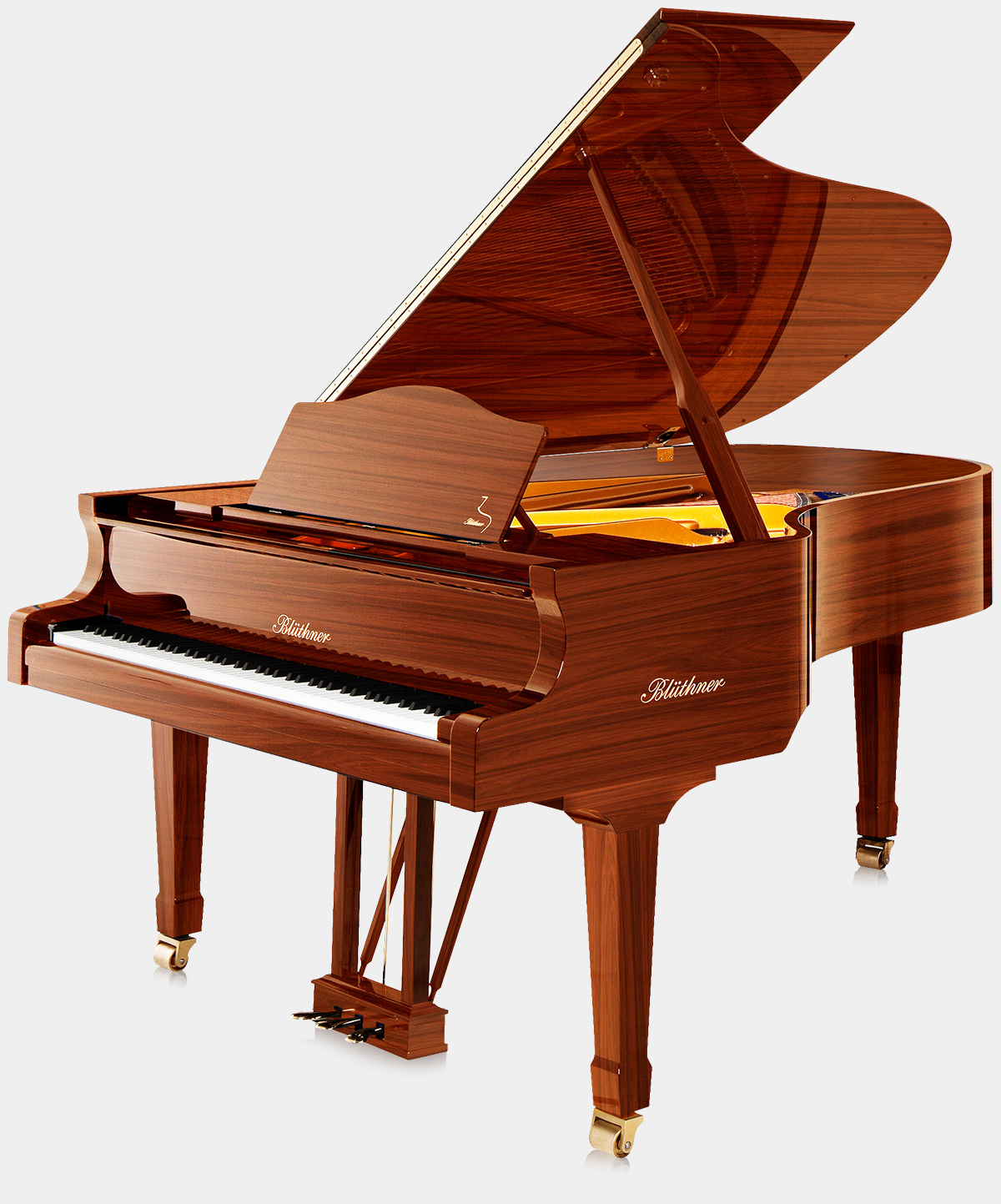 Blüthner Model 4 piano in Rosewood finish