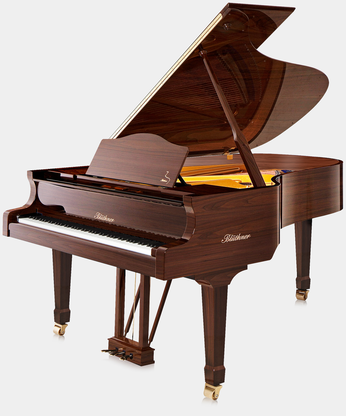 Blüthner Model 4 piano in Walnut finish