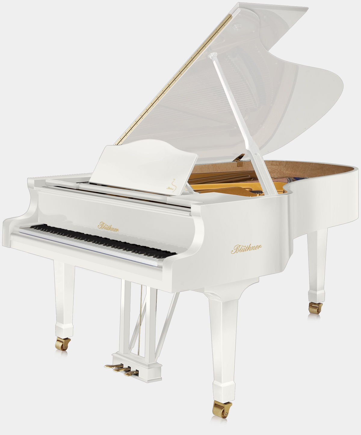 Blüthner Model 4 piano in White