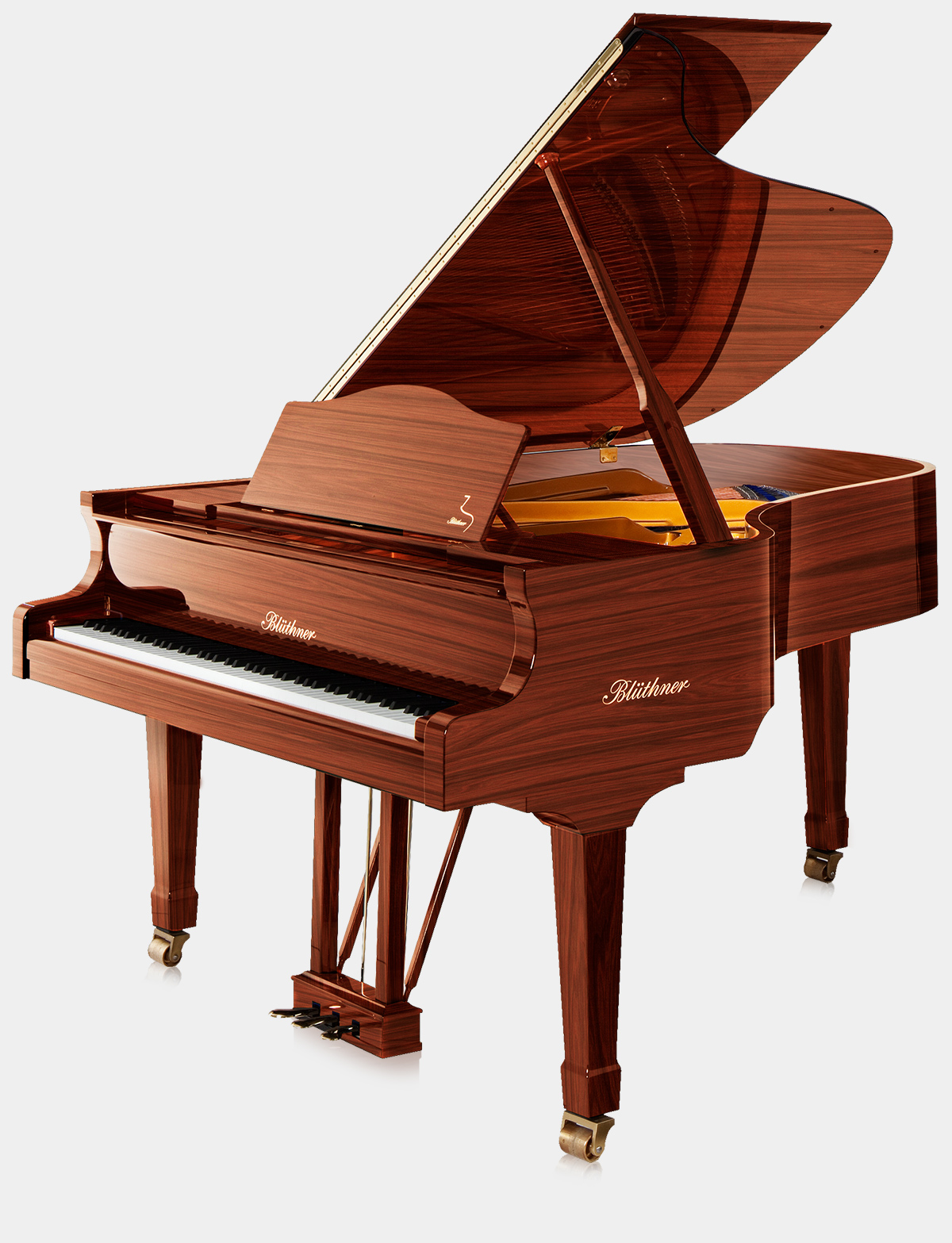 Blüthner Model 6 piano in Rosewood finish