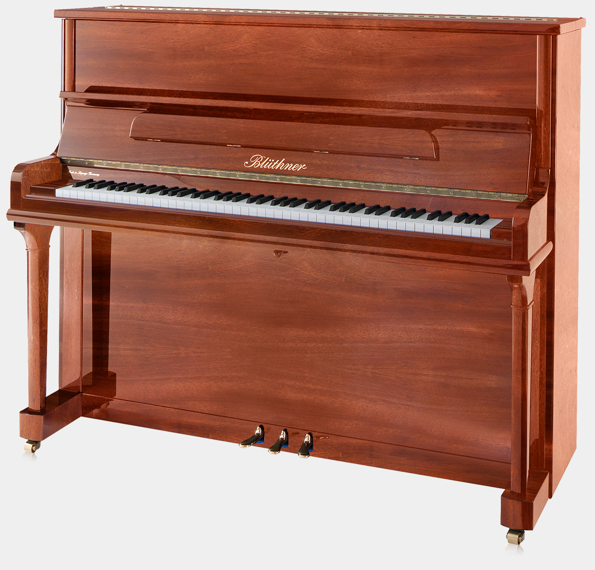 Blüthner Model A piano in Mahogany finish