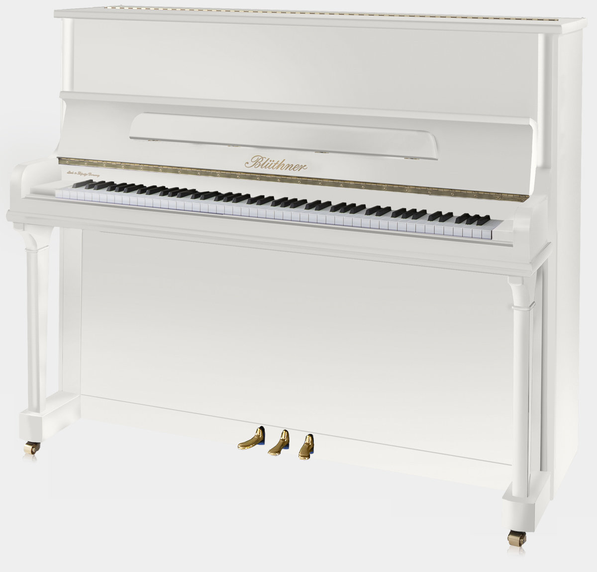 Blüthner Model A piano in White