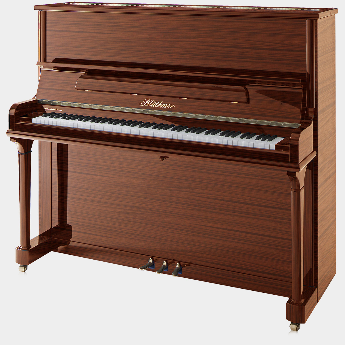 Blüthner Model B piano in Rosewood finish