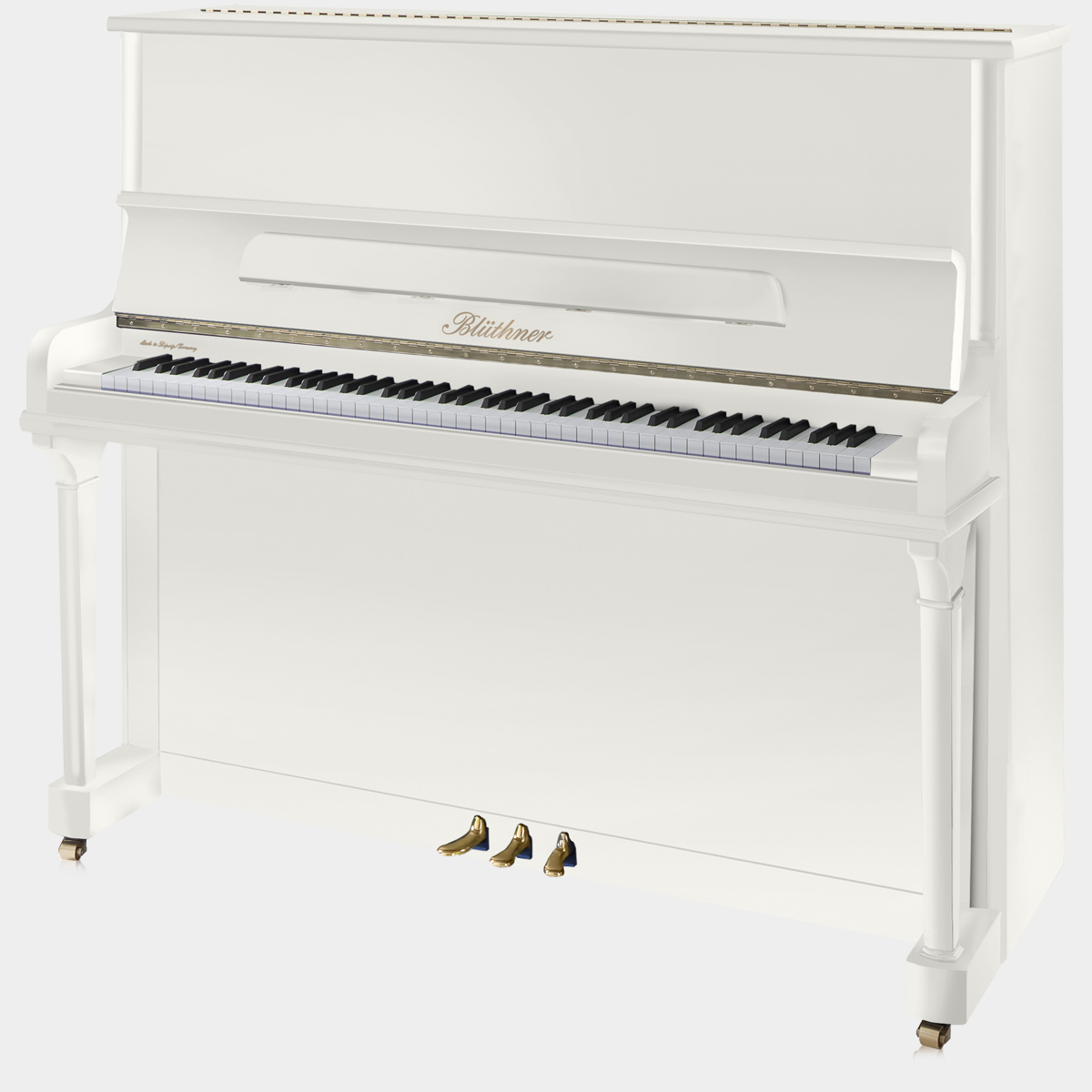 Blüthner Model B piano in White