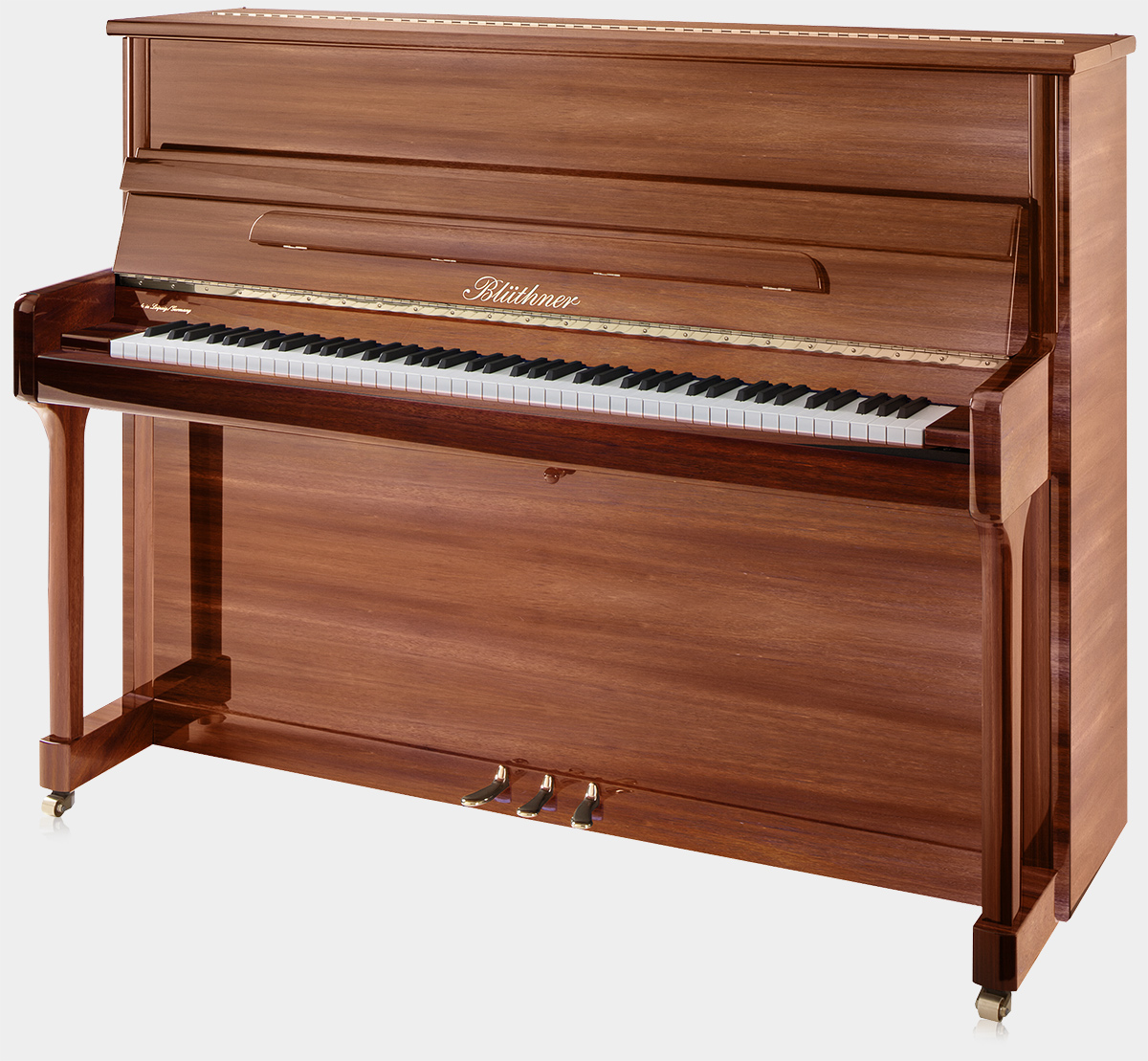 Blüthner Model C piano in Mahogany finish