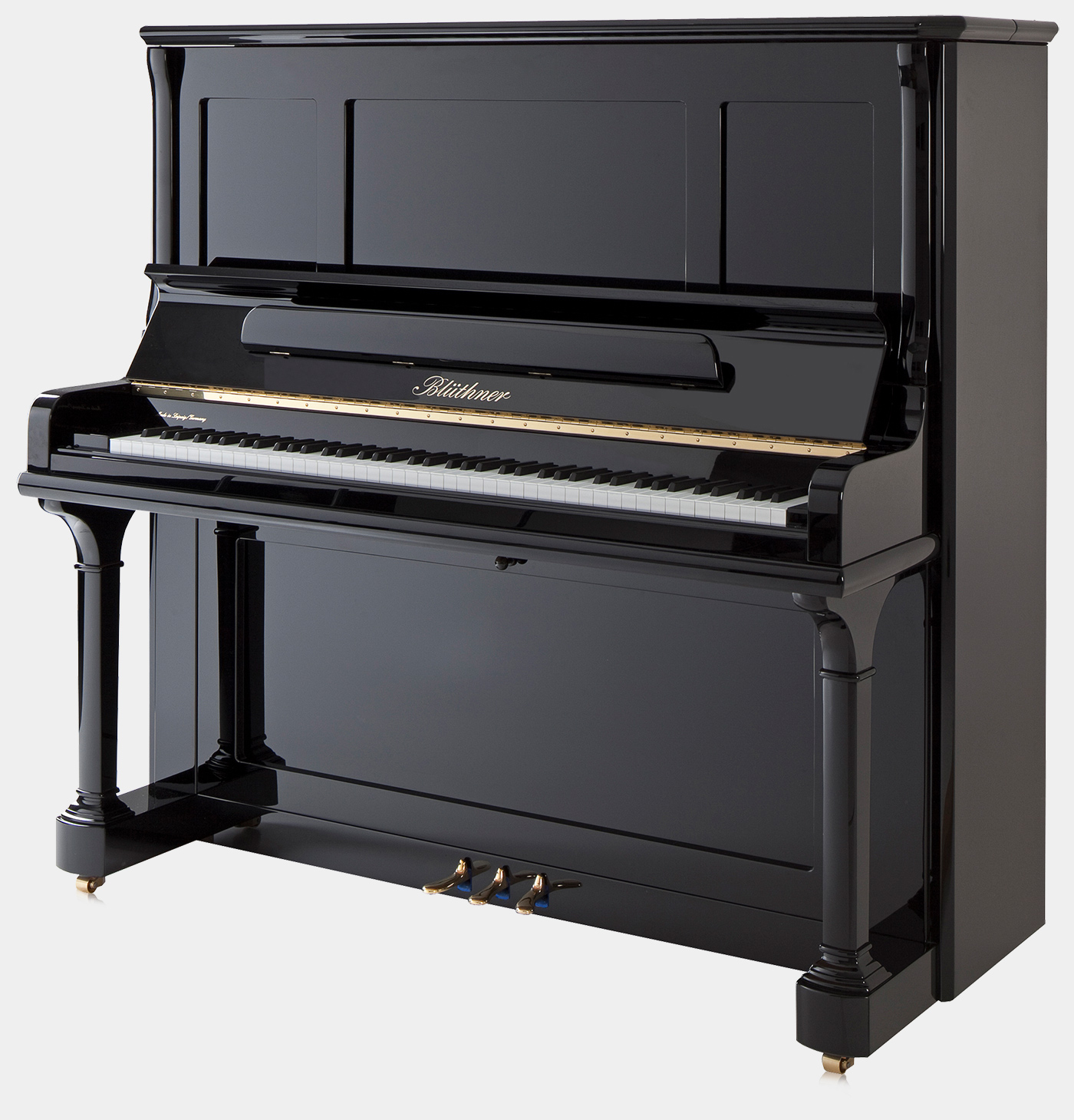 Blüthner Model S piano in Black