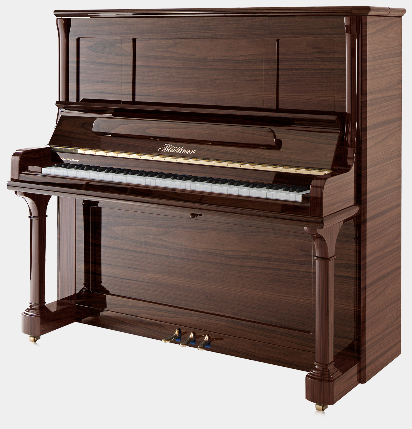 Blüthner Model S piano in Walnut finish