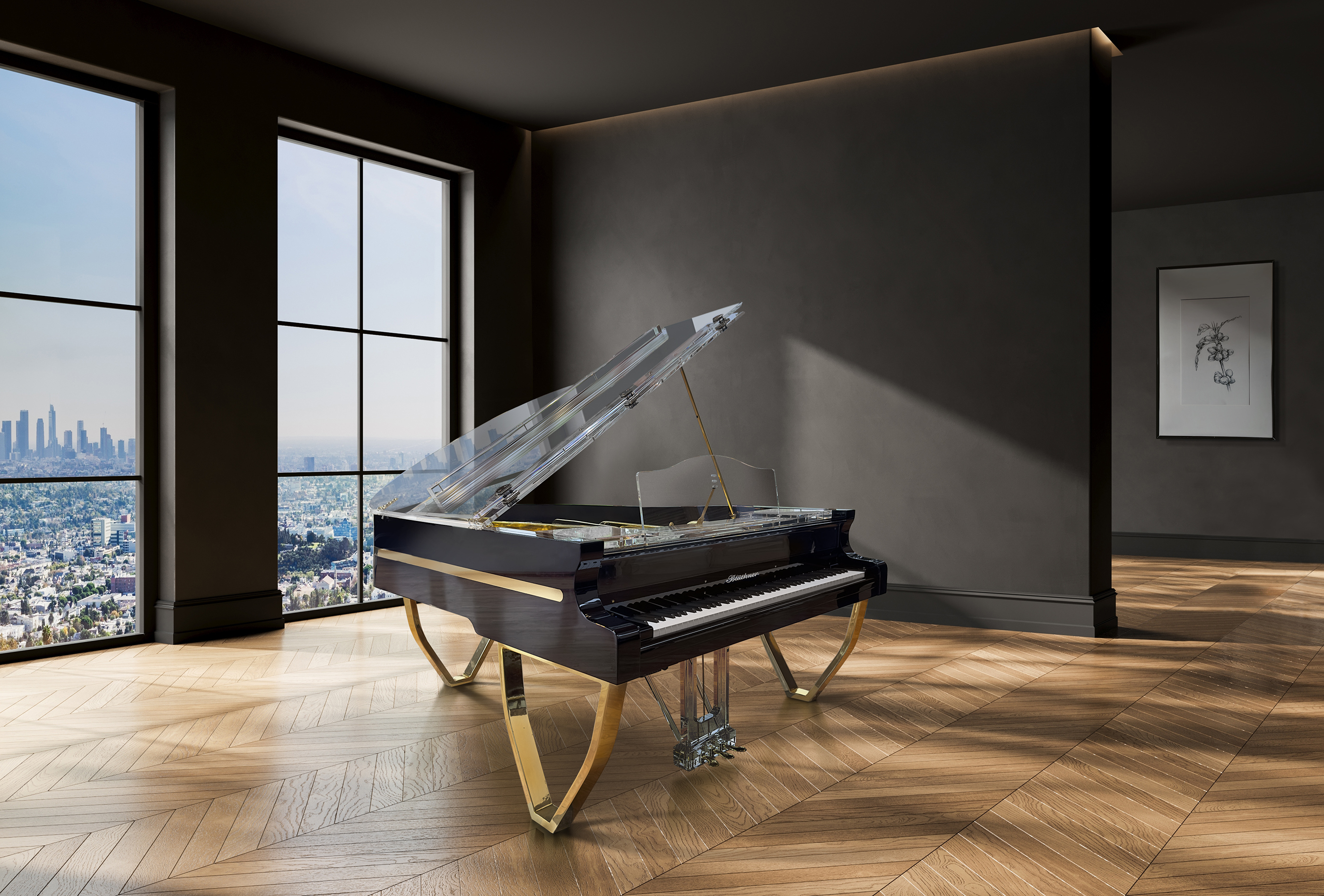 Crystal Edition Translucid designer grand piano