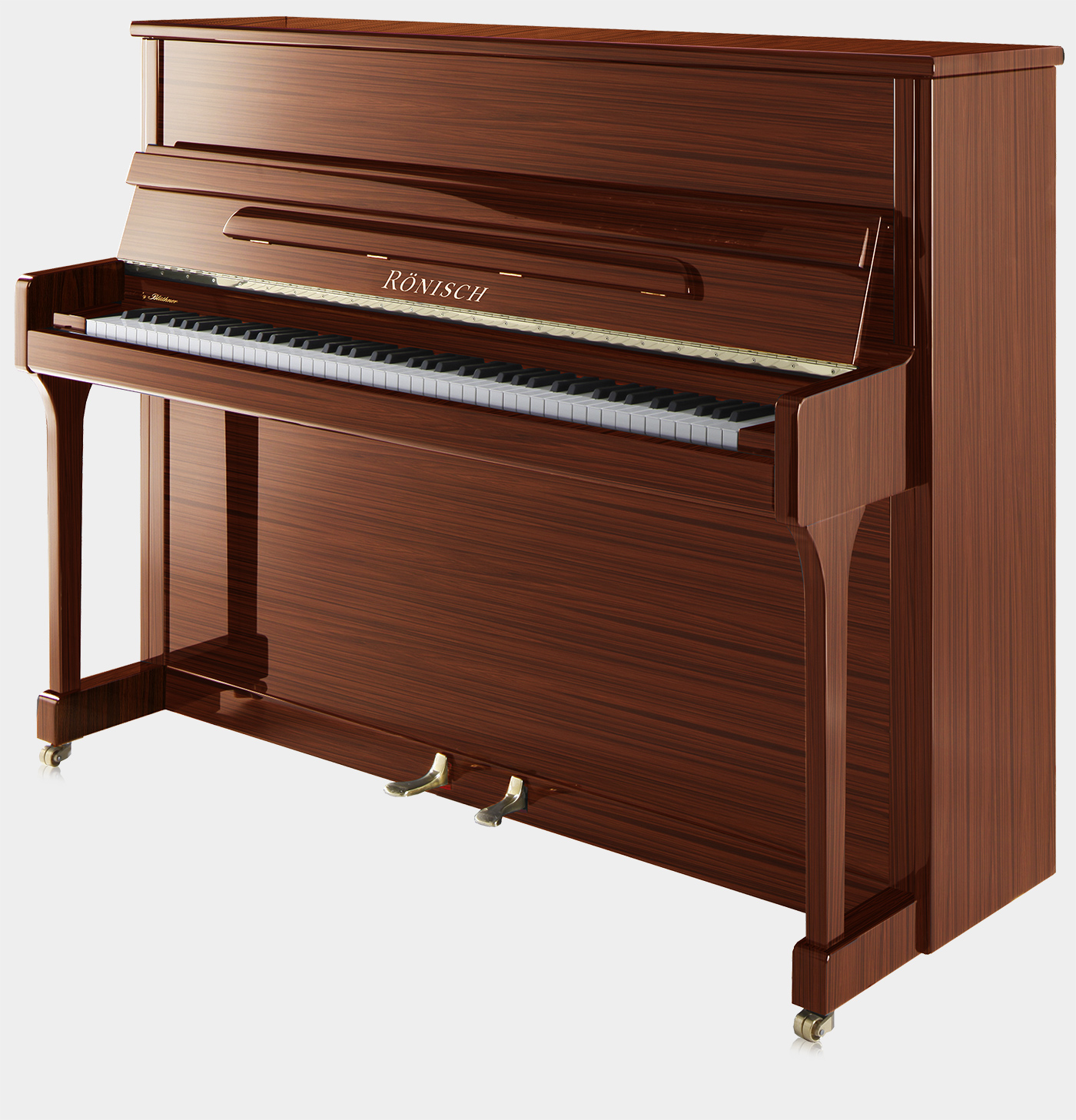 Rönisch 118k piano in Rosewood finish