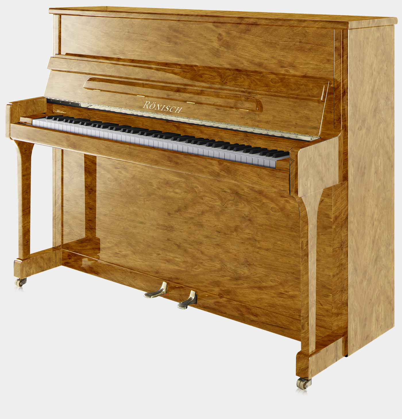 Rönisch 118k piano in Satinwood finish