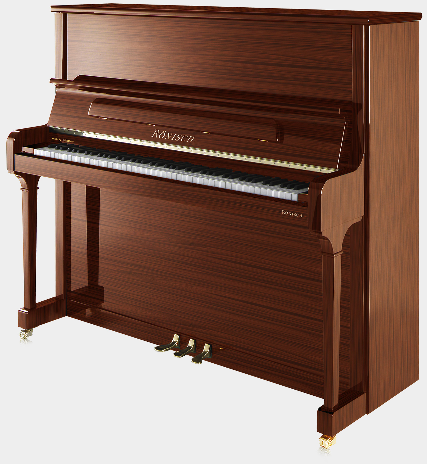 Rönisch 132k piano in Rosewood finish