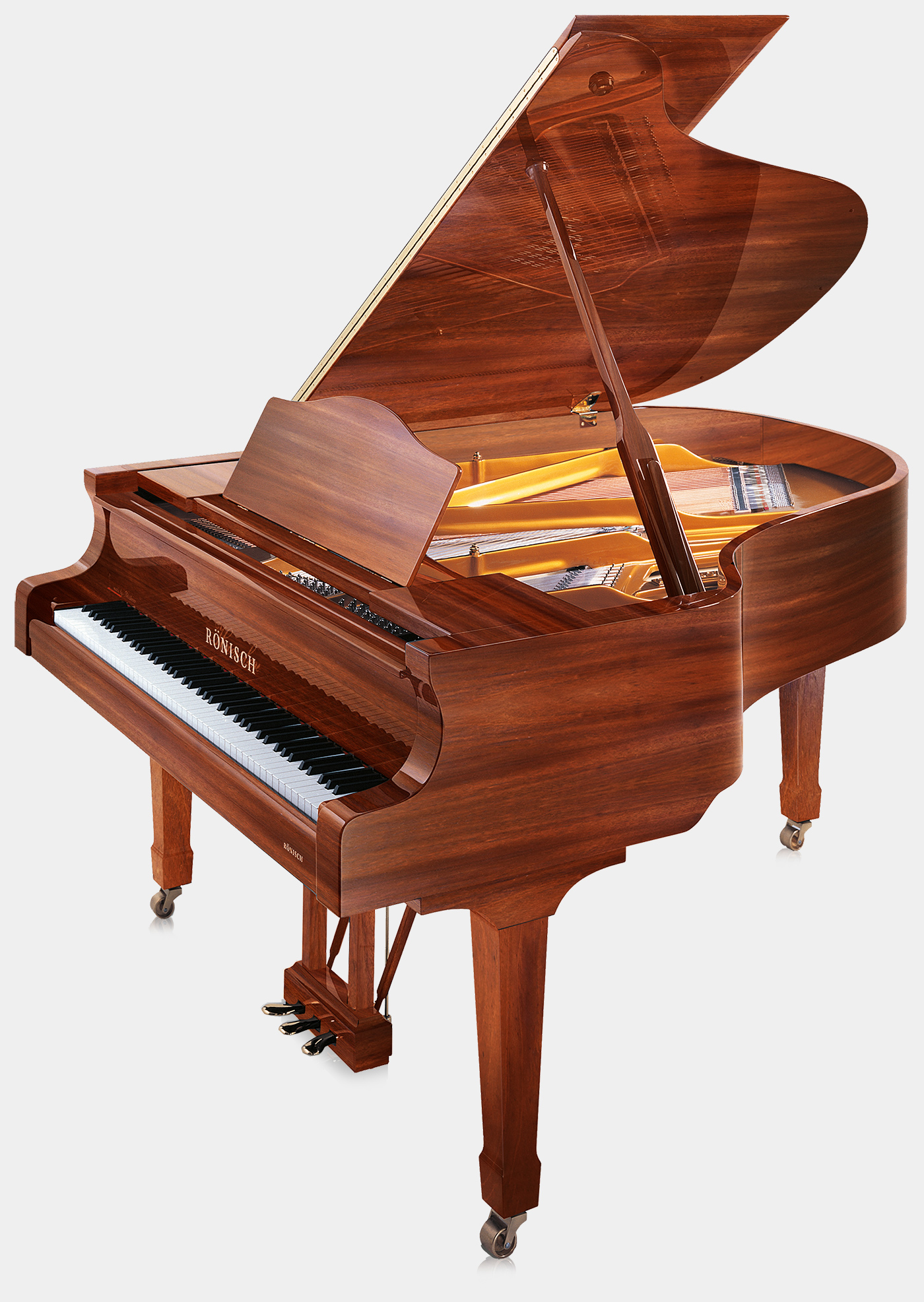 Rönisch 175k piano in Mahogany finish