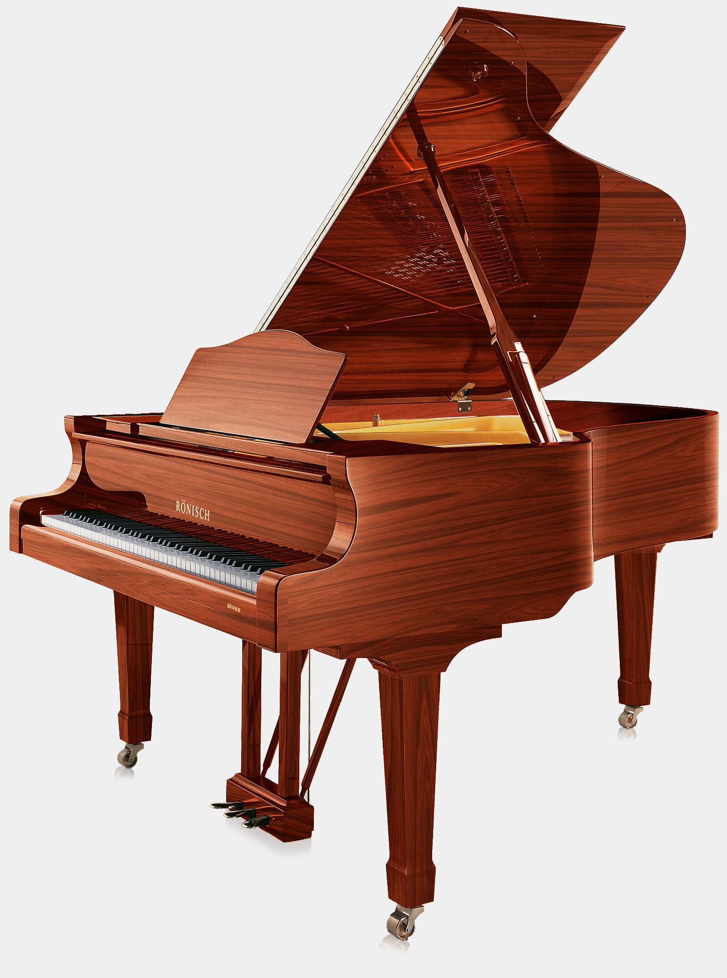 Rönisch 186k piano in Rosewood finish