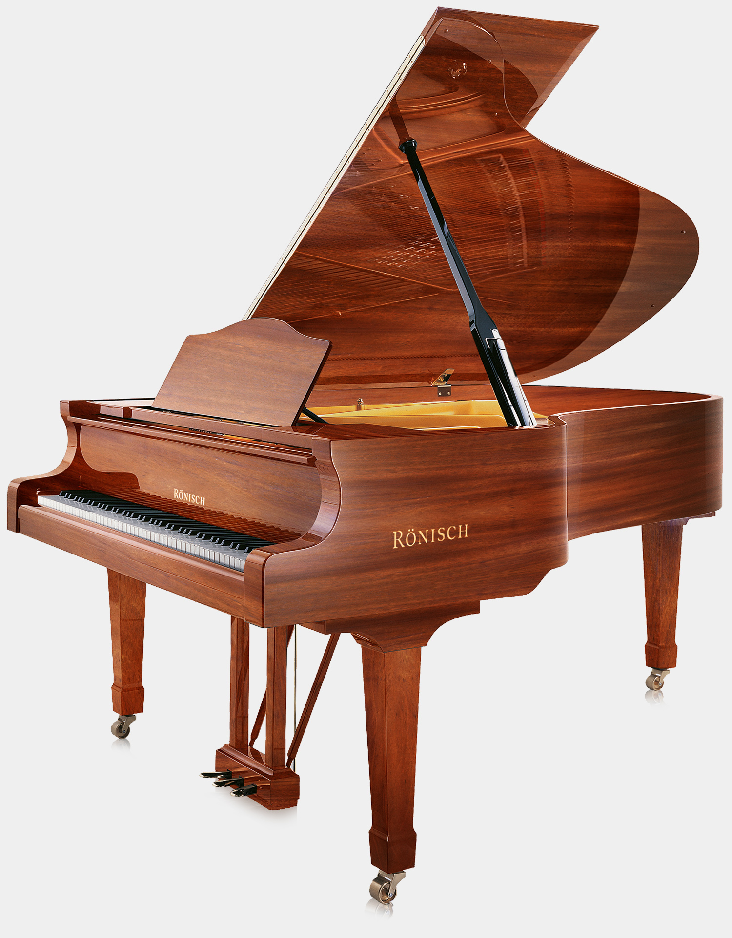 Rönisch 210 piano in Mahogany finish